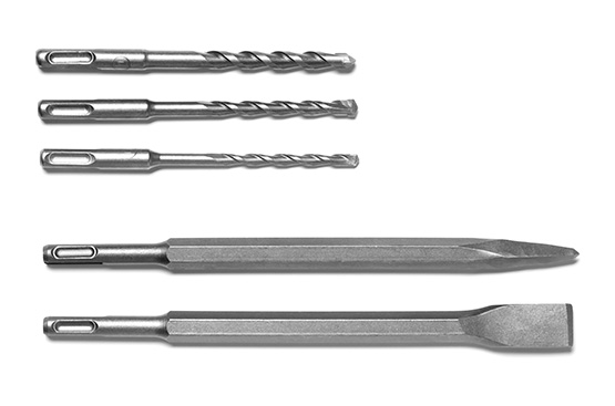 буры 6 8 10 мм; долото острое и плоское. Потребитель получает инструмент готовый к работе